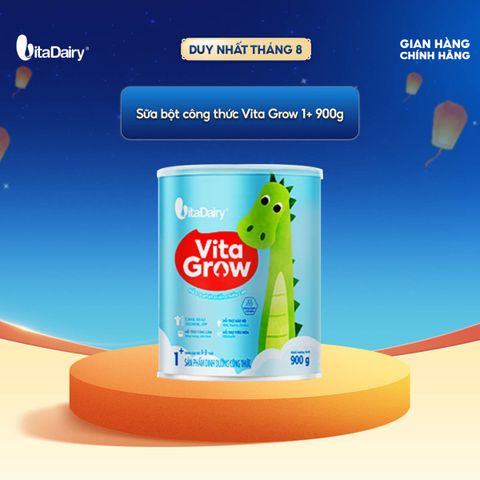  Sữa bột VitaGrow cải tiến 1+ cho trẻ 1-2 tuổi – Bổ sung năng lượng, giúp phát triển chiều cao – Lon 900g 
