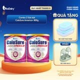  [COMBO 2 LON] Sữa bột CaloSure America+ vị thanh nhẹ - Giúp tiêu hoá khoẻ, hỗ trợ xương khớp - Lon 800g 