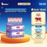  [COMBO 2 THÙNG 24 HỘP] Sữa uống dinh dưỡng Oggi Gold Smartie phát triển trí não, hỗ trợ hấp thu - Hộp 110ml/180ml 