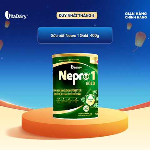  Sữa bột Nepro 1 Gold 400g - Phù hợp chế độ dinh dưỡng đặc biệt (dành cho người tiểu đường) 