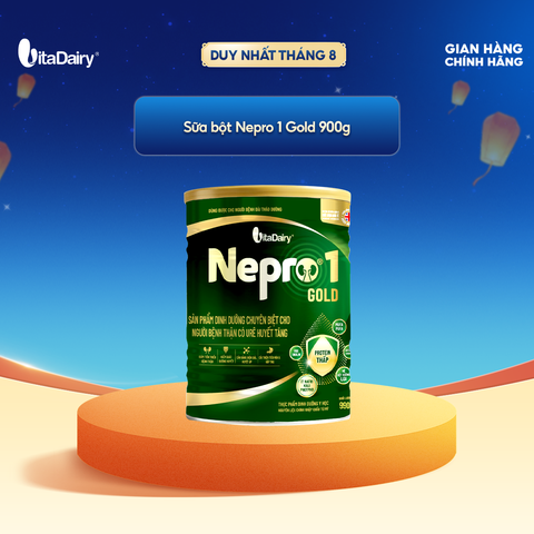  Sữa bột Nepro 1 Gold 900g - Phù hợp chế độ dinh dưỡng đặc biệt (dành cho người tiểu đường) 
