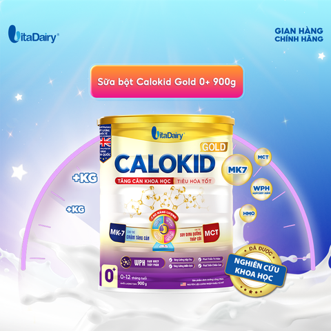  Sữa bột Calokid Gold 0+ 900g 