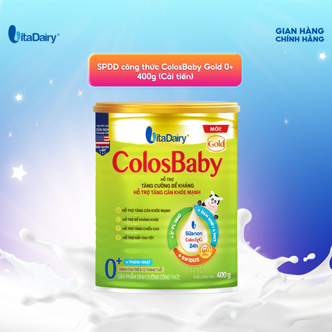  SPDD công thức ColosBaby Gold 0+ 400g - (Cải tiến) 