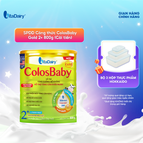  SPDD công thức Colosbaby Gold 2+ 800g (Cải tiến) 