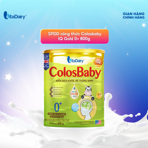  SPDD công thức ColosBaby Gold 0+ 800g - (Cải tiến) 