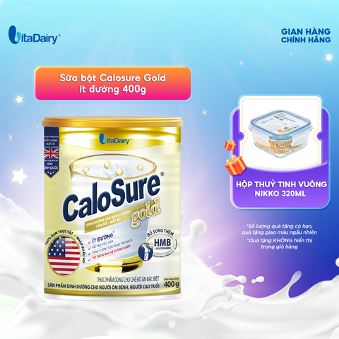  Thực Phẩm Dinh Dưỡng Calosure Gold Ít Đường 400g 