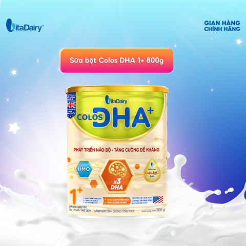  Sữa bột Colos DHA+ 1+ 800G 