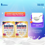 Combo 2 Sữa bột CaloSure America+ 800g (Tiểu đường) - VitaDairy 
