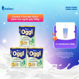  Combo 3 Sữa bột OGGI 900g hỗ trợ dinh dưỡng cho người cần tăng cân và duy trì vóc dáng - VitaDairy 