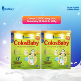 Combo 2 Sữa non Colosbaby IQ Gold 0+ 400g, sữa bột giúp hỗ trợ dinh dưỡng cho não bộ của bé - VitaDairy 