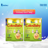  Combo 2 Sữa non Colosbaby Gold 1+ 400g, sữa bột giúp bé cải thiện cân nặng, phát triển toàn diện - VitaDairy 