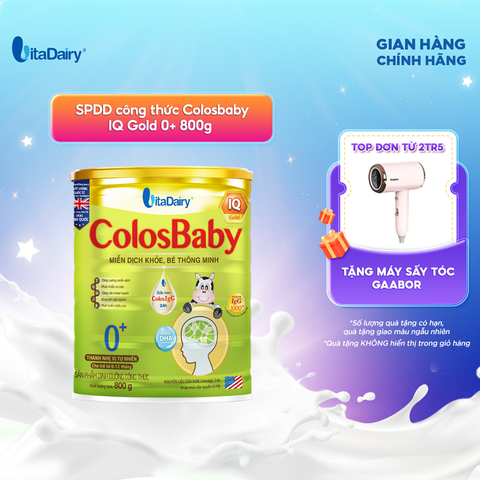  Sữa bột ColosBaby IQ Gold 0+ 800g 