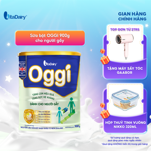  Sữa bột Oggi Dành Cho Người Gầy 900g 