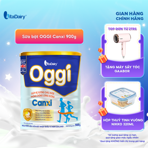  Sữa bột Oggi Canxi 900g 