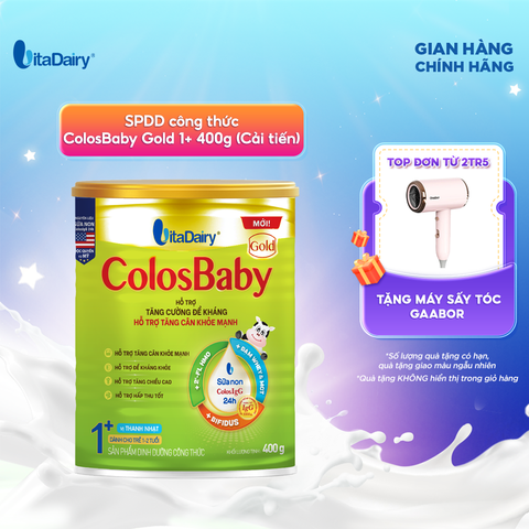  SPDD công thức ColosBaby Gold 1+ 400g - (Cải tiến) 