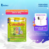  SPDD công thức Colosbaby Gold D3K2 0+ 800g 