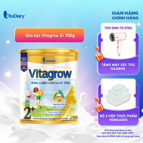  Sữa bột Vitagrow 2+ 900g 
