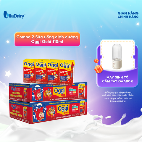  Combo 2 Sữa uống dinh dưỡng Oggi Gold 110ml - VitaDairy 