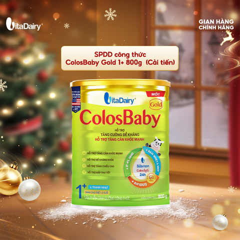  SPDD công thức ColosBaby Gold 1+ 800g (Cải tiến) 