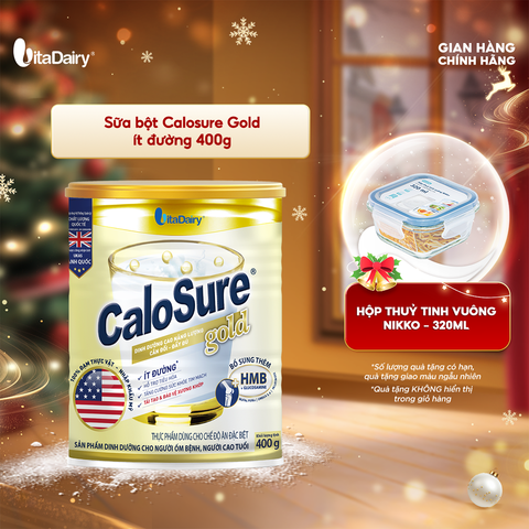  Thực Phẩm Dinh Dưỡng Calosure Gold Ít Đường 400g 