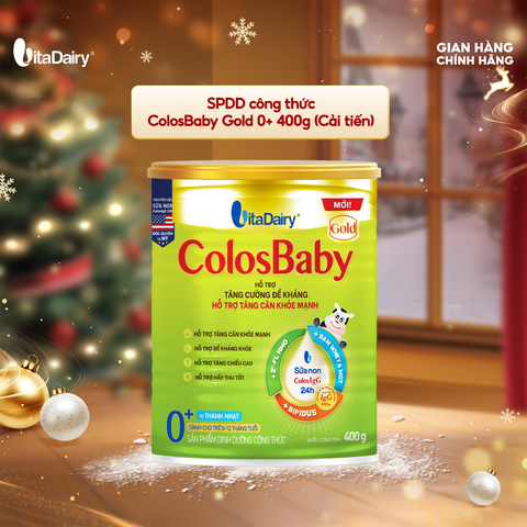  SPDD công thức ColosBaby Gold 0+ 400g - (Cải tiến) 