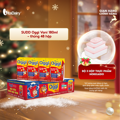  Sữa uống dinh dưỡng Oggi Gold 110ml - thùng 48 hộp - VitaDairy 