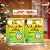  Combo 2 SPDD công thức ColosBaby Gold 0+ 400g (Cải tiến) - VitaDairy 