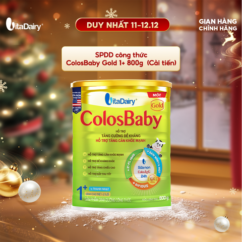  SPDD công thức ColosBaby Gold 1+ 800g (Cải tiến) 