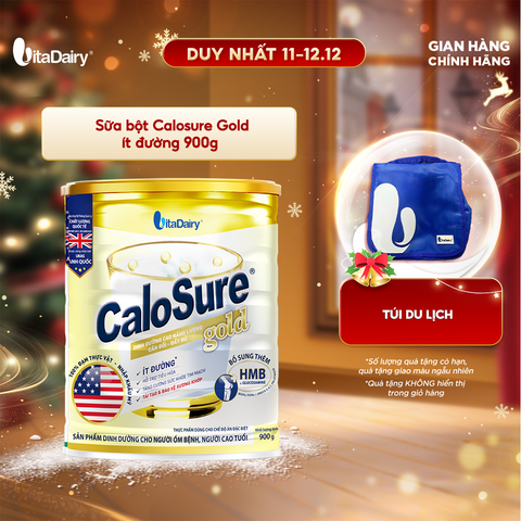  Thực Phẩm Dinh Dưỡng Calosure Gold Ít Đường 900g 
