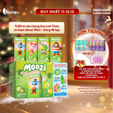  Thức uống dinh dưỡng từ sữa Hương Dưa Lưới Thơm có thạch Moozi 170ml - Thùng 48 hộp 