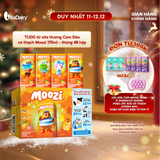  Thức uống dinh dưỡng từ sữa Hương Cam Đào có thạch Moozi 170ml - Thùng 48 hộp 