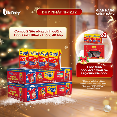  Combo 2 Sữa uống dinh dưỡng Oggi Gold 110ml - VitaDairy 
