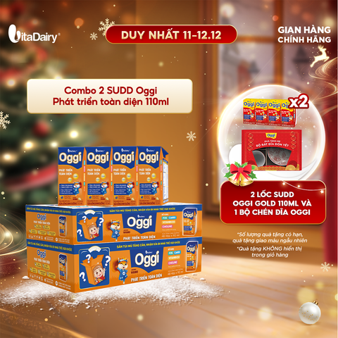  Combo 2 Sữa uống dinh dưỡng Oggi 110ml 