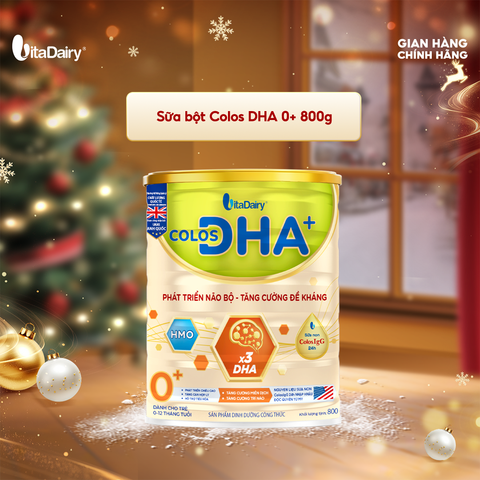  Sữa bột Colos DHA+ 0+ 800G 