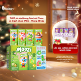  Thức uống dinh dưỡng từ sữa Hương Dưa Lưới Thơm có thạch Moozi 170ml - Thùng 48 hộp 