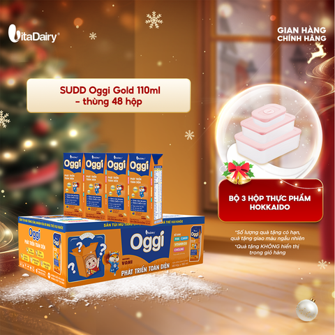  Sữa uống dinh dưỡng Oggi Vani 180ml - Thùng 48 hộp - VitaDairy 