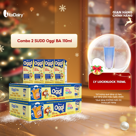  Combo 2 Sữa uống dinh dưỡng Oggi BA 110ml - VitaDairy 