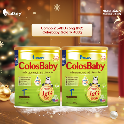  Combo 2 SPDD công thức Colosbaby Gold 1+ 400g 