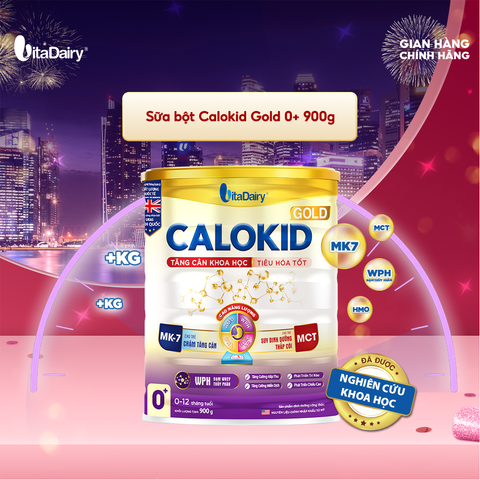  Sữa bột Calokid Gold 0+ 900g 