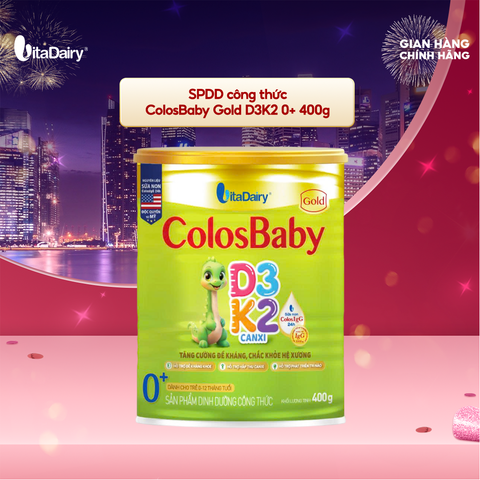  SPDD công thức Colosbaby Gold D3K2 0+ 400g 