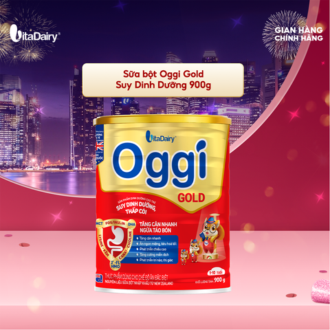  Sữa bột Oggi Suy Dinh Dưỡng Gold 900g 