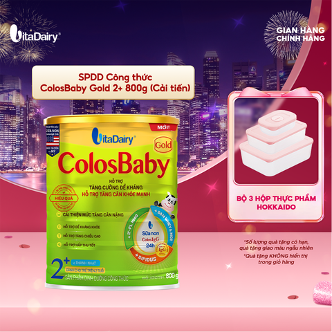  SPDD công thức Colosbaby Gold 2+ 800g (Cải tiến) 