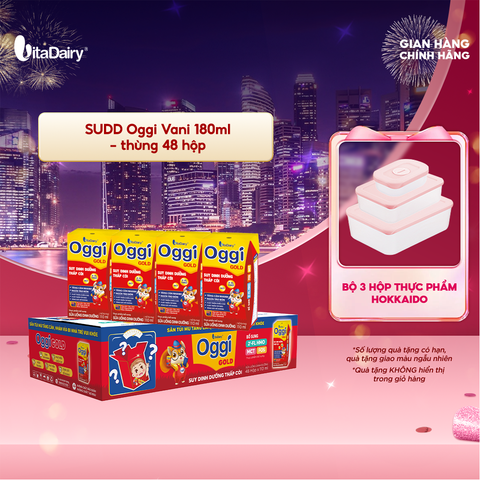  Sữa uống dinh dưỡng Oggi Gold 110ml - thùng 48 hộp - VitaDairy 