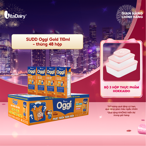  Sữa uống dinh dưỡng Oggi Vani 180ml - Thùng 48 hộp - VitaDairy 