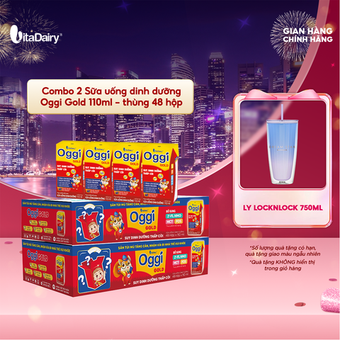  Combo 2 Sữa uống dinh dưỡng Oggi Gold 110ml - VitaDairy 