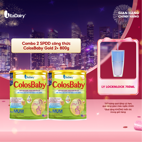  Combo 2 Sữa bột Colosbaby Gold for Mum 800g - VitaDairy 