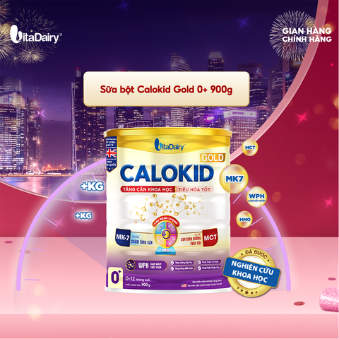  Sữa bột Calokid Gold 0+ 900g 