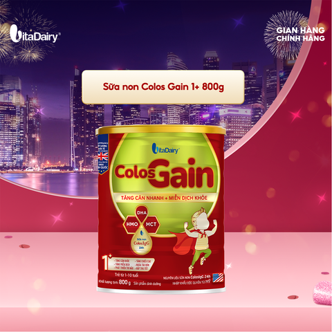  Sữa bột Colos Gain 1+ 800g 