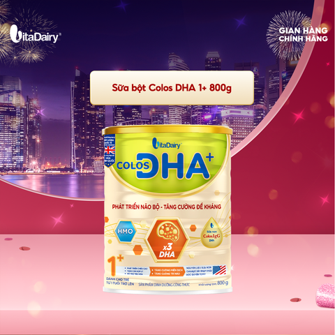  Sữa bột Colos DHA+ 1+ 800G 