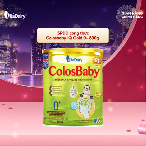  Sữa bột ColosBaby IQ Gold 0+ 800g 